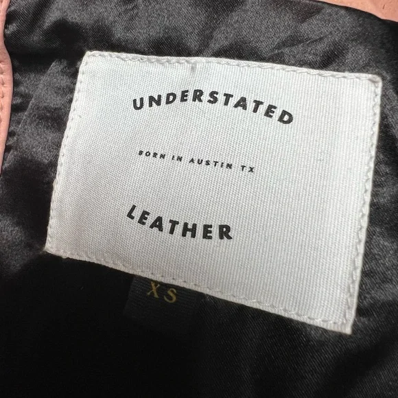Understated Leather Studded Skirt- XS